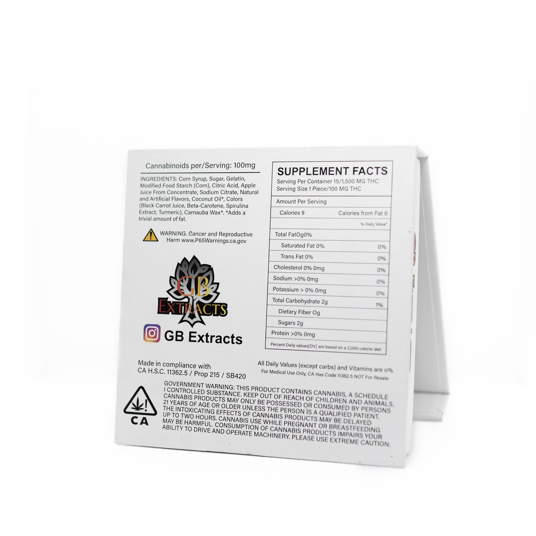 GB Extract: Colossal Gummy 1500MG