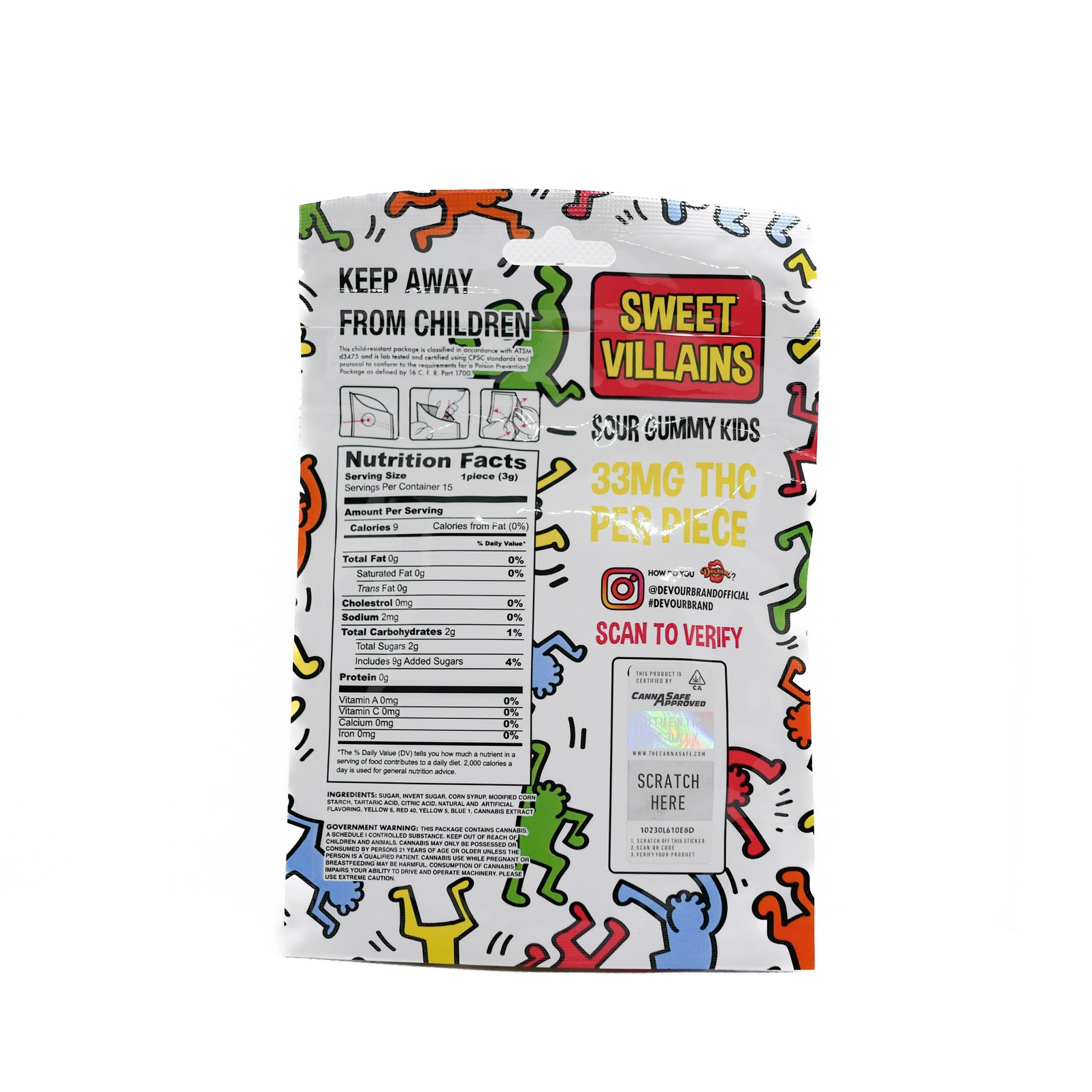 Devour: Sweet Villains 500mg