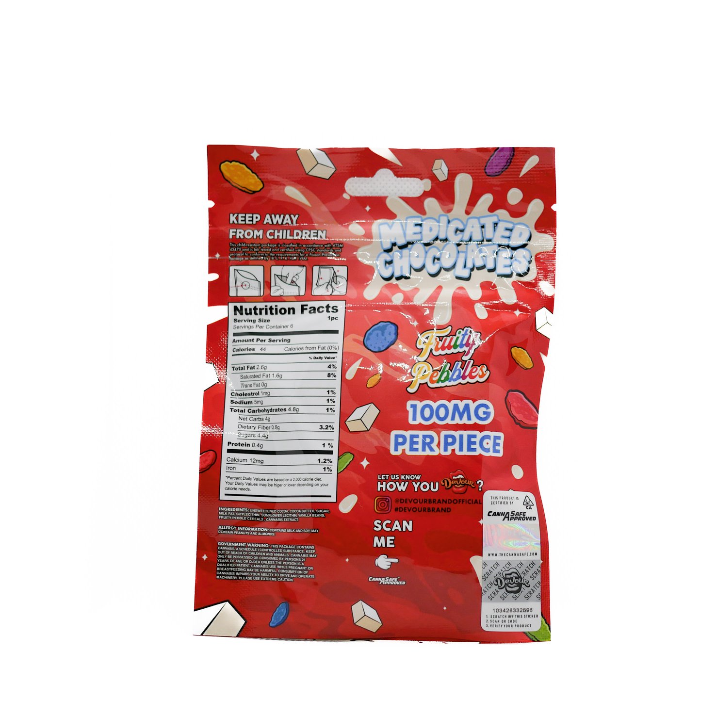 Devour: Medicated Chocolate 600MG